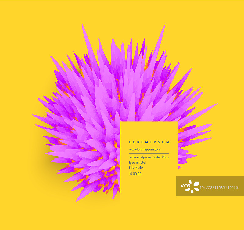 水晶矿物或石头的刺球图片素材