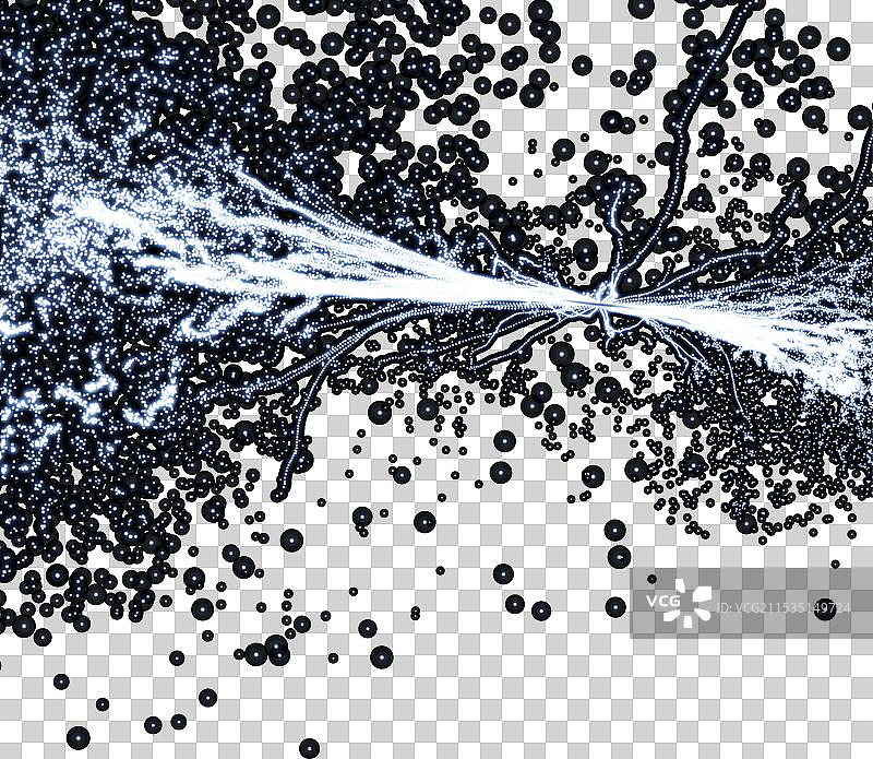 电力照明效果 3D 技术风格图片素材