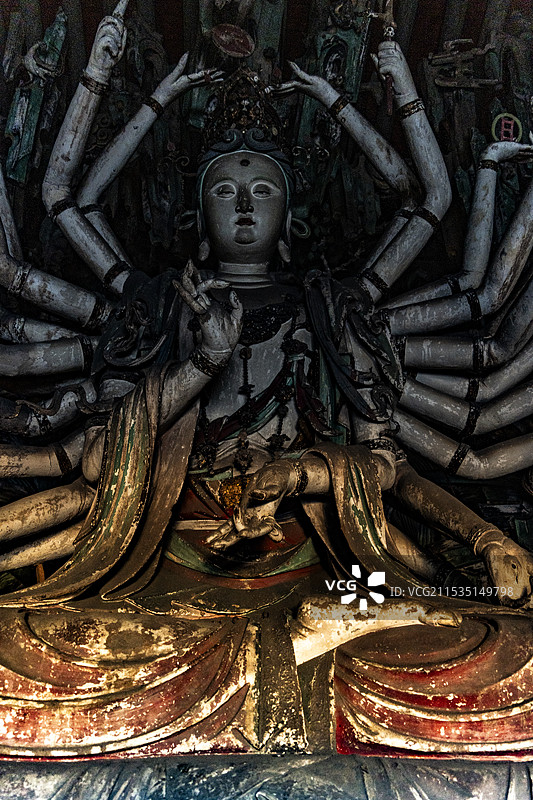 山西晋中平遥双林寺图片素材