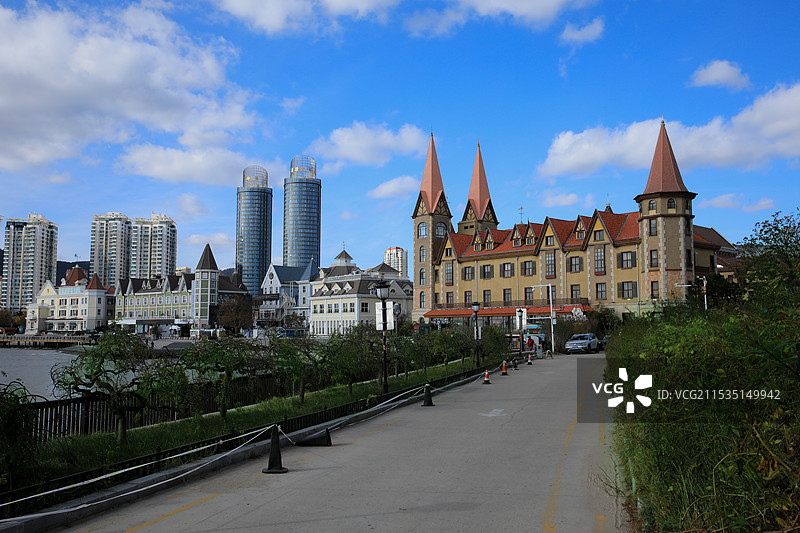 烟台海昌渔人码头旅游景区图片素材