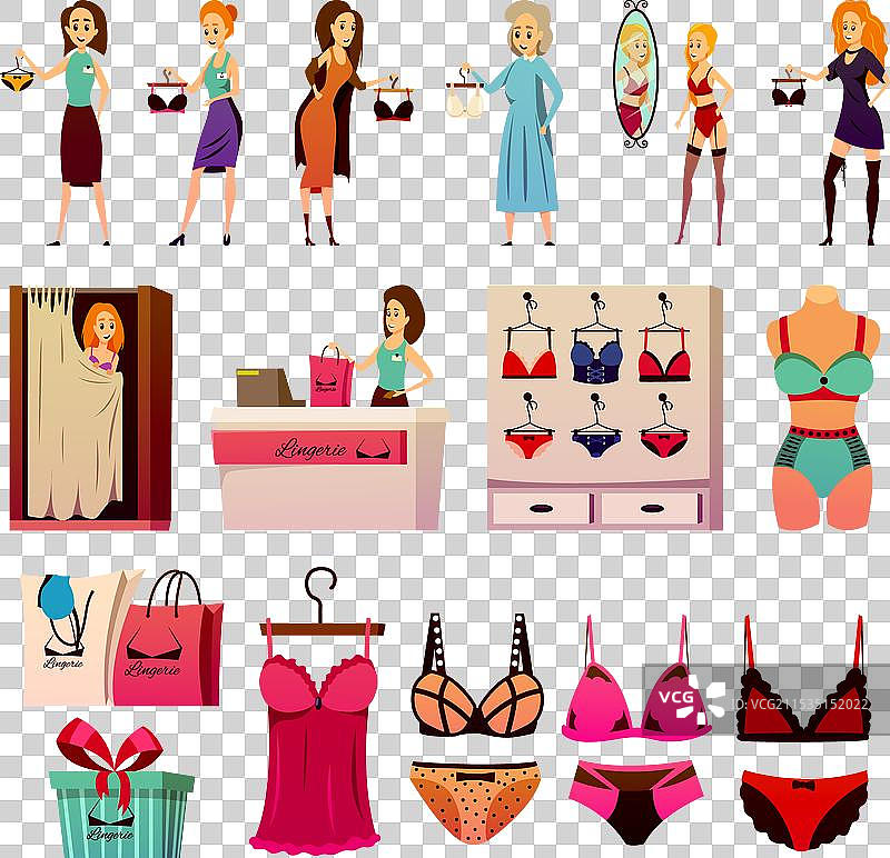 BVD内衣店陈列图片素材