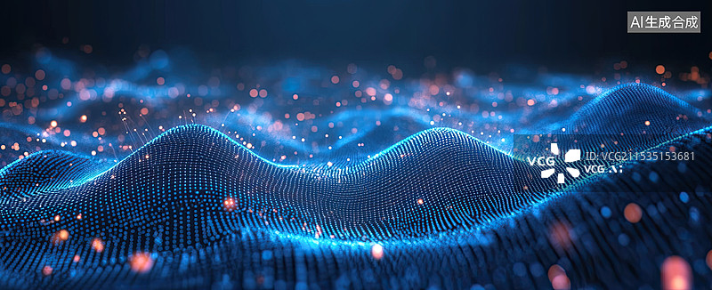 【AI数字艺术】极简科技背景图片素材