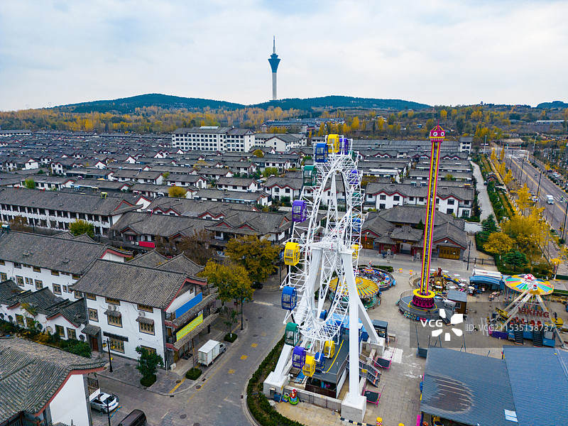 泰安肥城春秋古镇景区图片素材