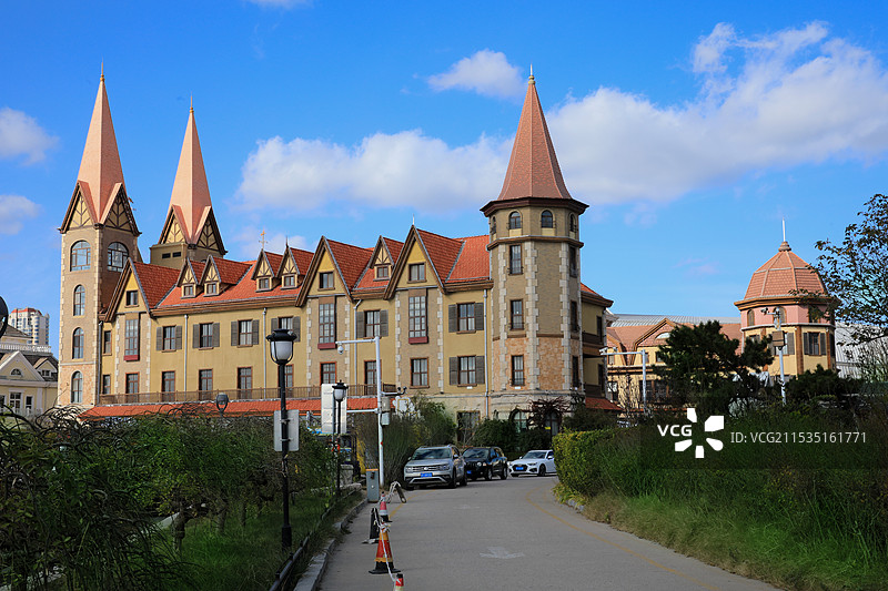 烟台海昌渔人码头旅游景区图片素材