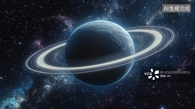 【AI数字艺术】宇宙外太空星球抽象背景图片素材