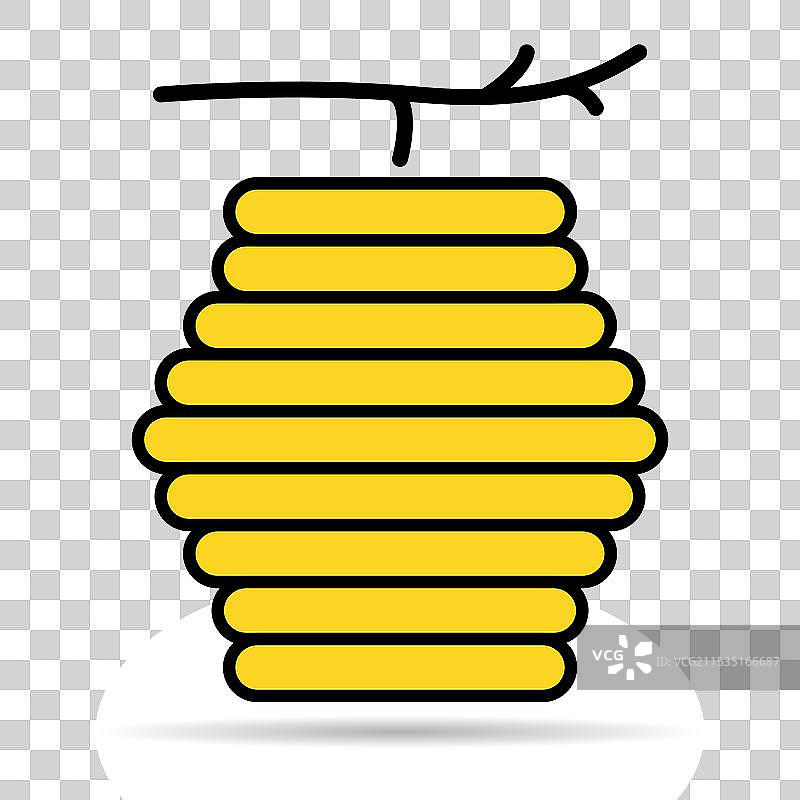 蜂巢自然阴影图标 蜜蜂 网页 平面 栖息地图片素材