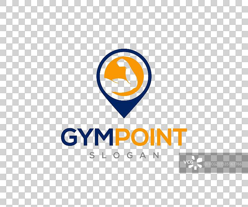 健身房标志设计模板图片素材
