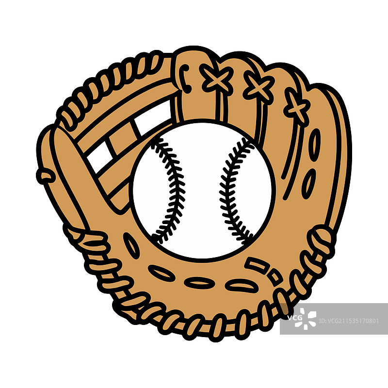 棒球手套和球图片素材