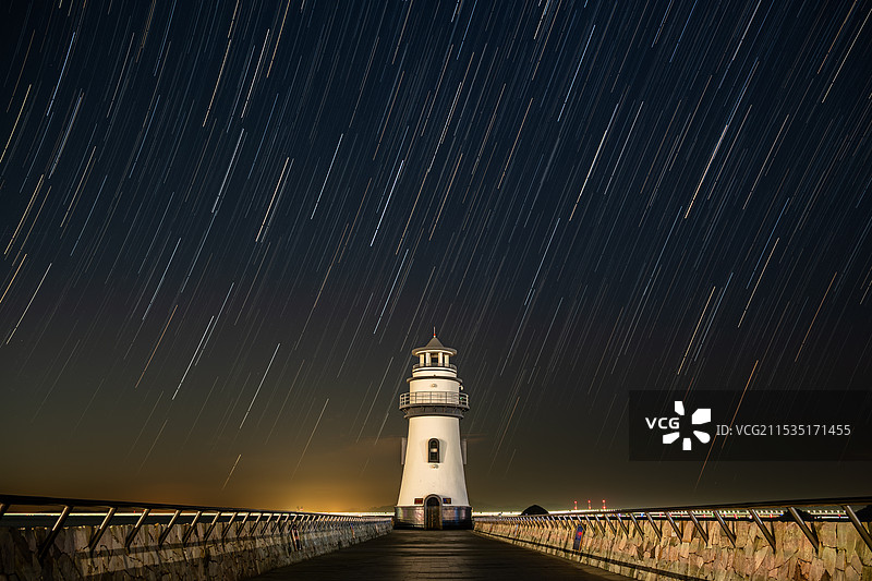 星空下的爱情邮局图片素材