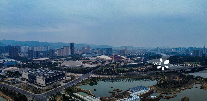 义乌市 中福广场 新光汇 城北路 义乌国际博览中心 梅湖体育中心 博物馆 吾悦广场 城市规划展示馆图片素材