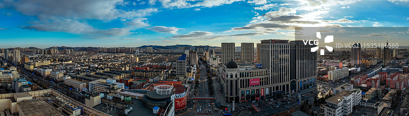 锦州 凌河区 辽沈战役纪念馆 东湖公园 航拍图片素材