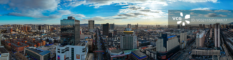 锦州 凌河区 辽沈战役纪念馆 东湖公园 航拍图片素材