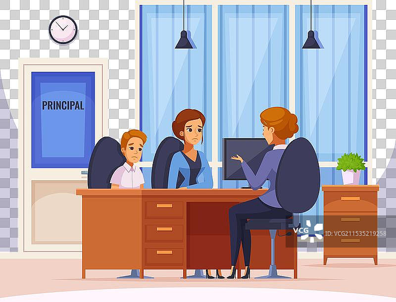 学校校长的听众构成图片素材