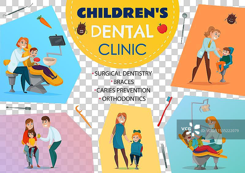 儿科牙科海报图片素材