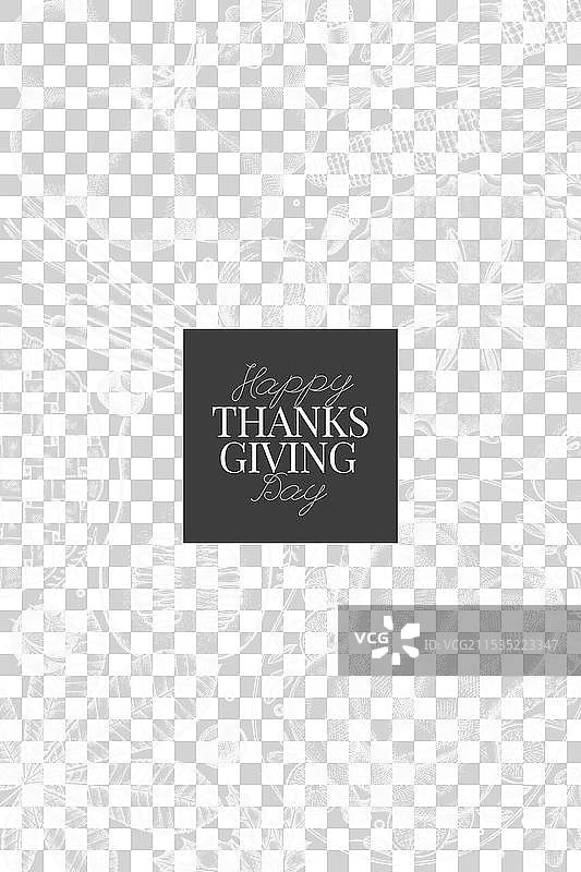 手绘黑板感恩节菜单设计图片素材