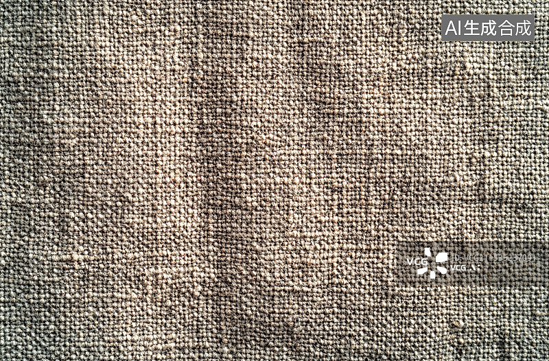 【AI数字艺术】粗麻布的面料背景图片素材
