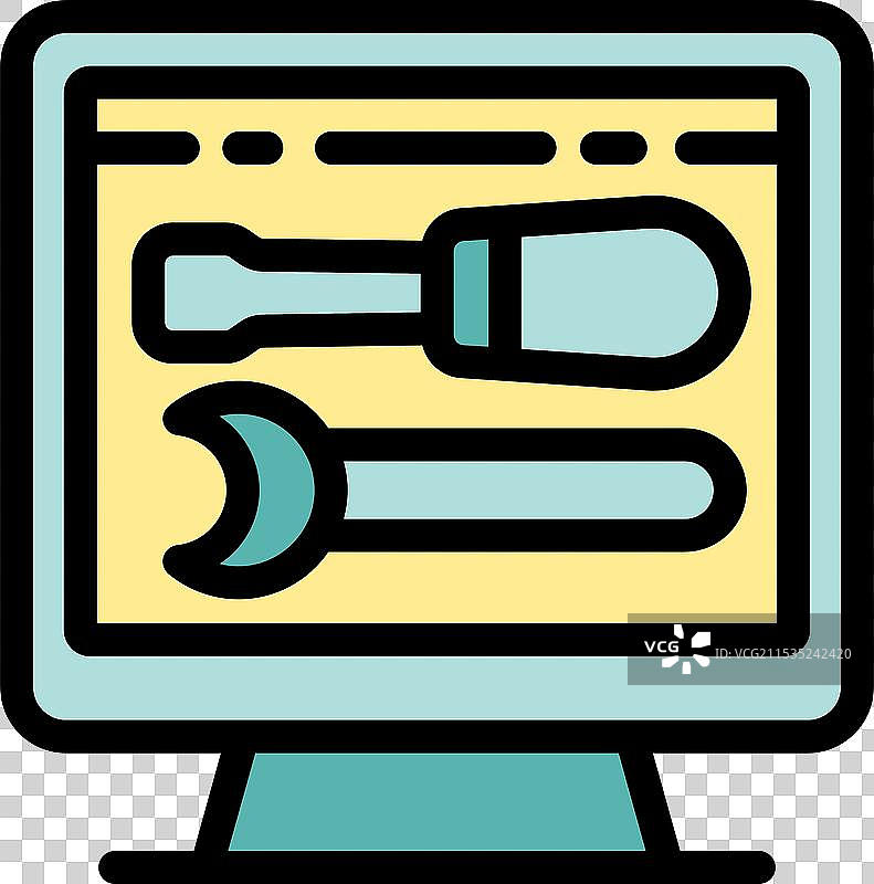 计算机显示在线技术工具图片素材