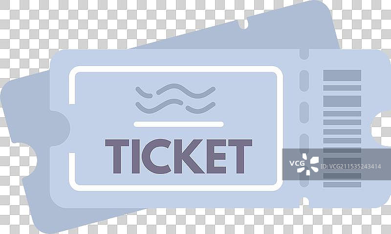 两张重叠的票，上面有条形码图片素材