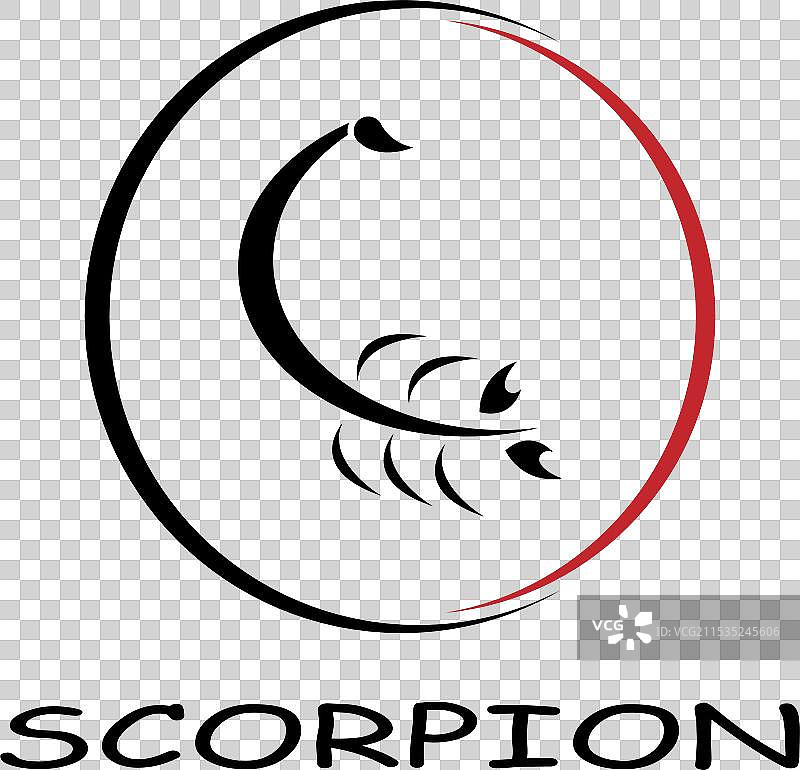 蝎子标志模板图片素材