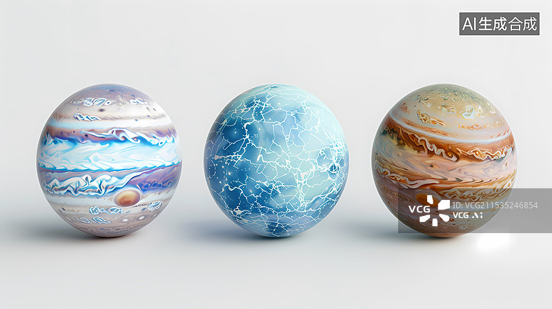 【AI数字艺术】星球艺术背景图片素材