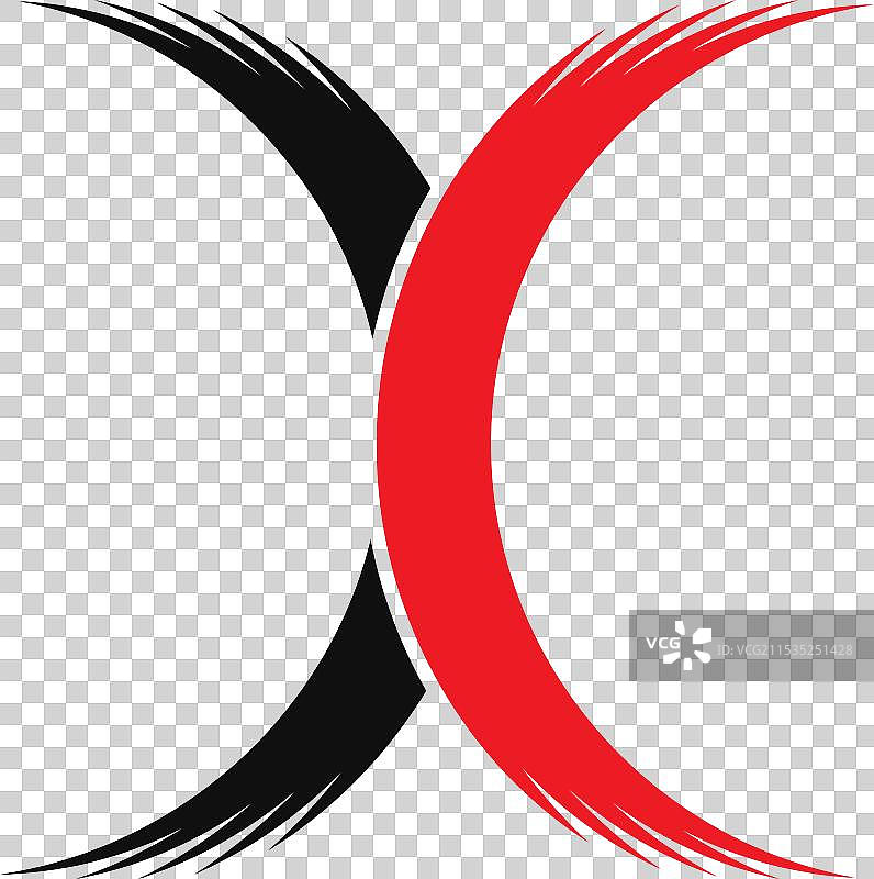 字母X标志图片素材