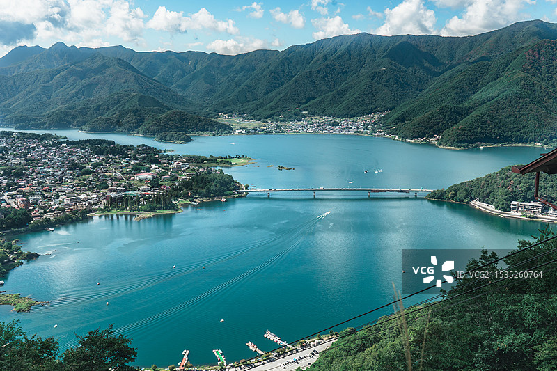 富士河口湖图片素材