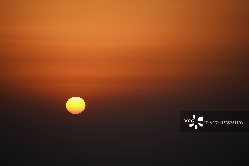 圌山日出图片素材