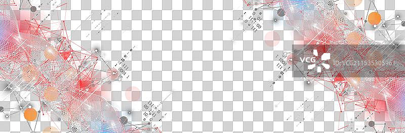 大数据抽象数字未来主义线框图图片素材