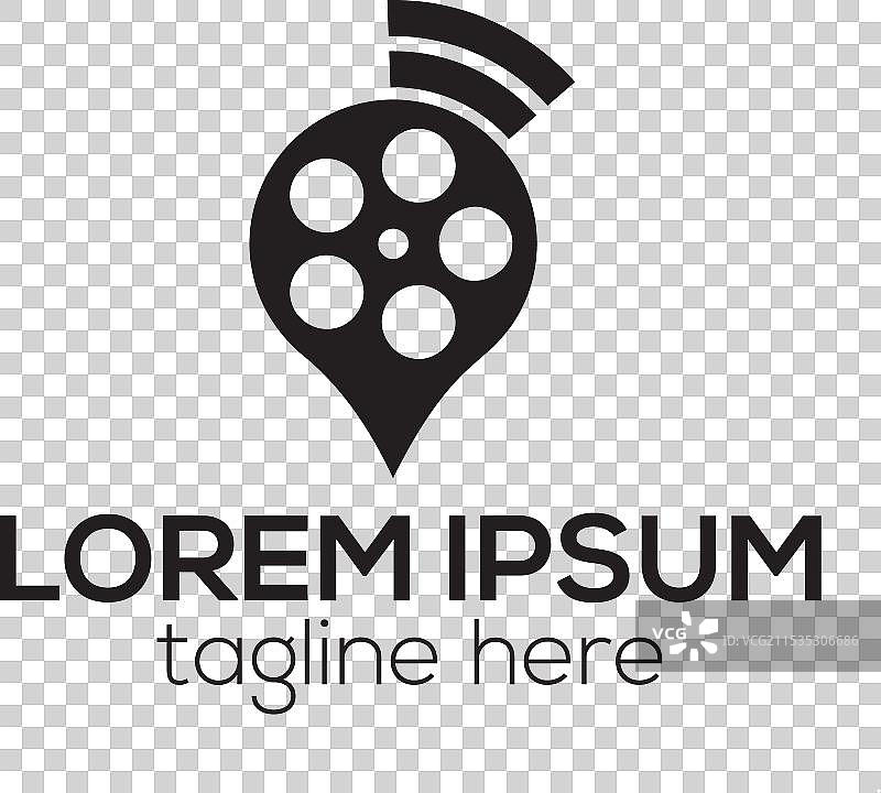 电影标志卷轴电影标志设计模板图片素材