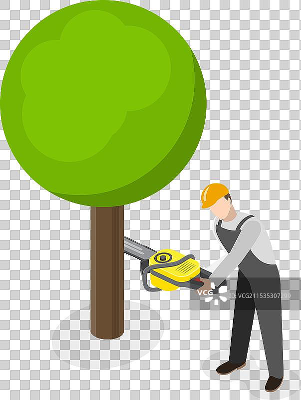 木材的三维等距平面图图片素材