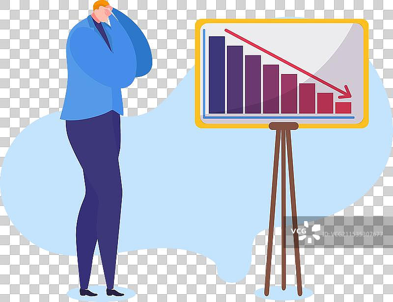 工作问题卡通平面图图片素材