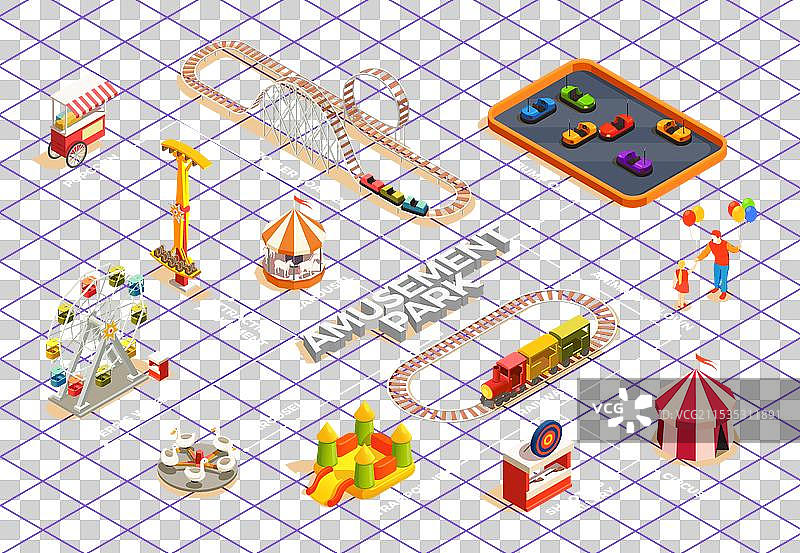 游乐园流程图图片素材