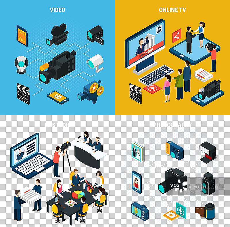 照片视频设计概念图片素材