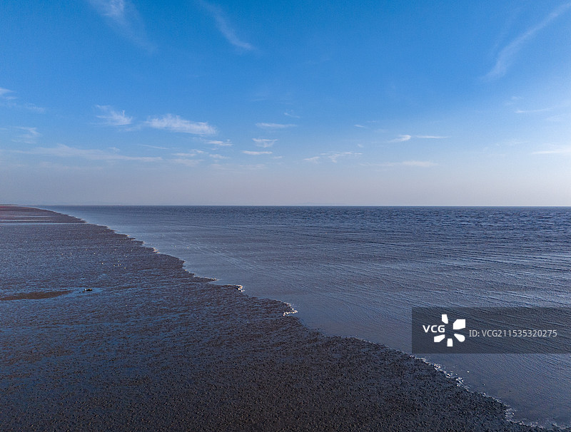红海滩国家风景廊道 风光航拍摄影图片素材