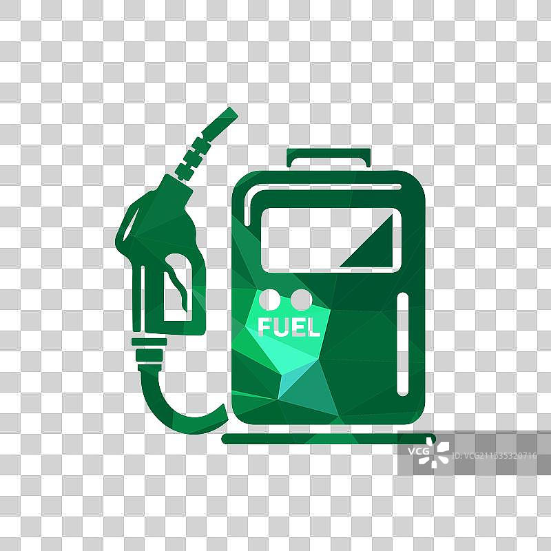 汽油燃料泵图标，代表能源和图片素材