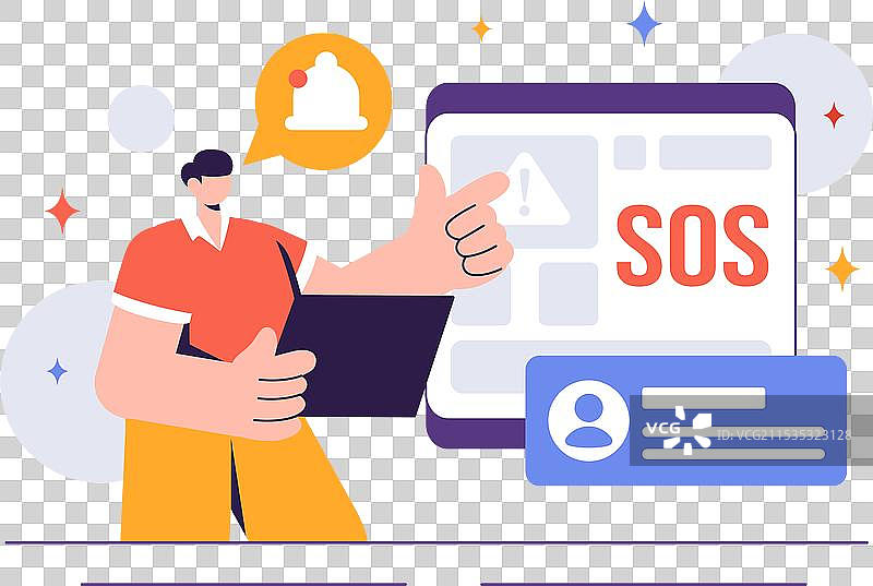 紧急求助信息，展示需要帮助的人们图片素材