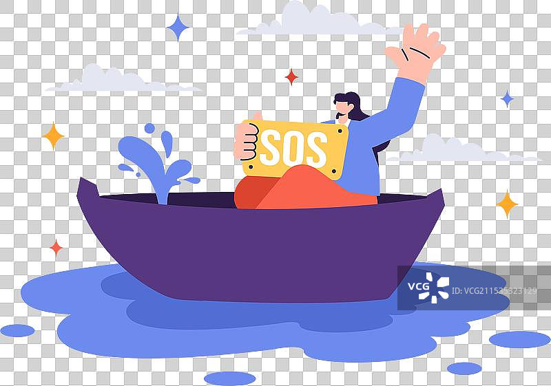 紧急求助信息，展示需要帮助的人们图片素材