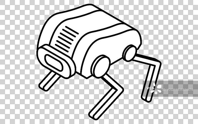 黑白简笔画图片素材