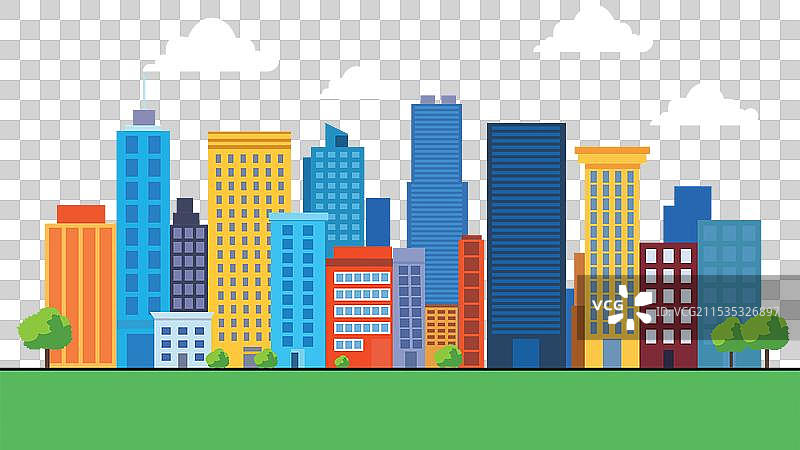 摩天大楼城市建筑城市景观图片素材