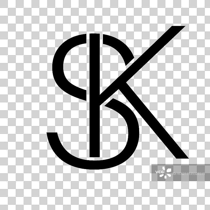 SK标志设计图片素材