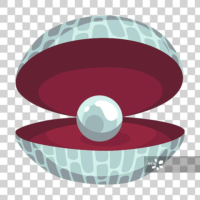 贝壳中的珍珠，打开的贝壳，扇贝和珍珠图片素材