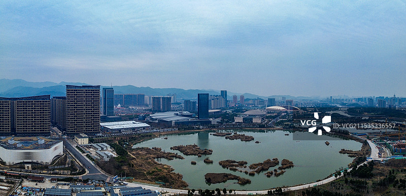 义乌市 中福广场 新光汇 城北路 义乌国际博览中心 梅湖体育中心 博物馆 吾悦广场 城市规划展示馆图片素材