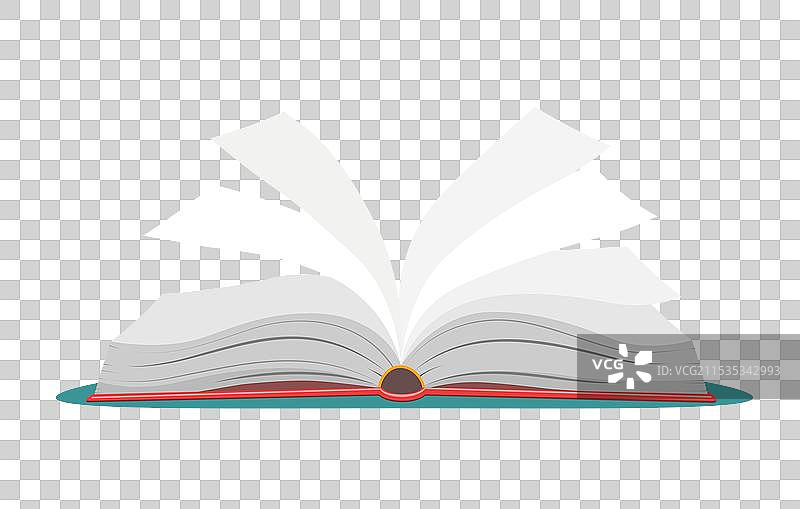 翻开的书籍，翻动的页面图片素材