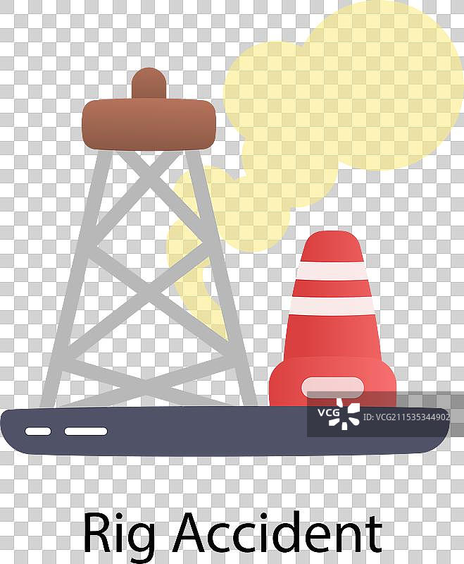 钻井事故图片素材