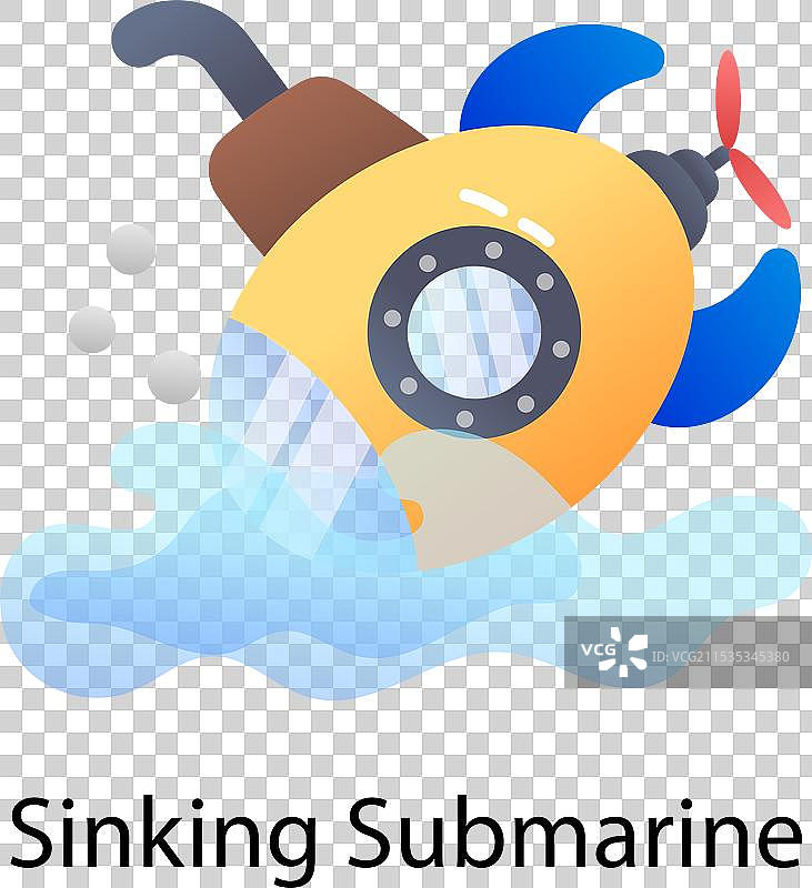 沉没的潜艇图片素材