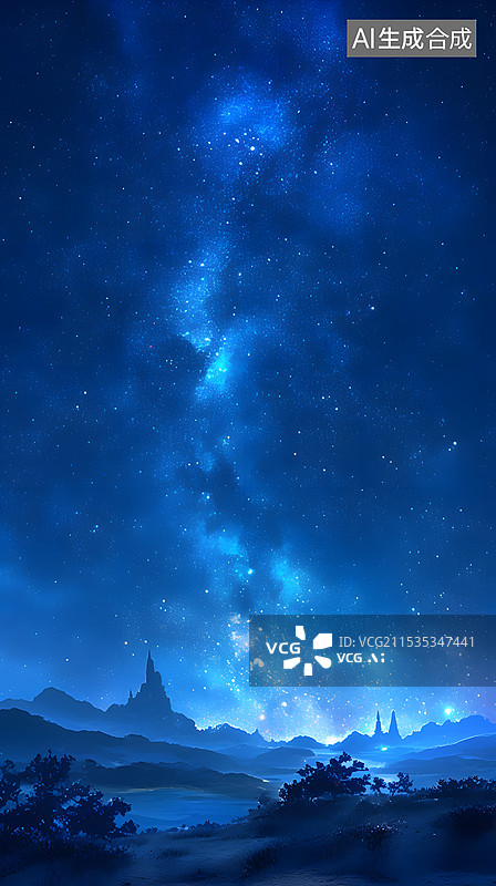 【AI数字艺术】天空星球卡通插画图片素材