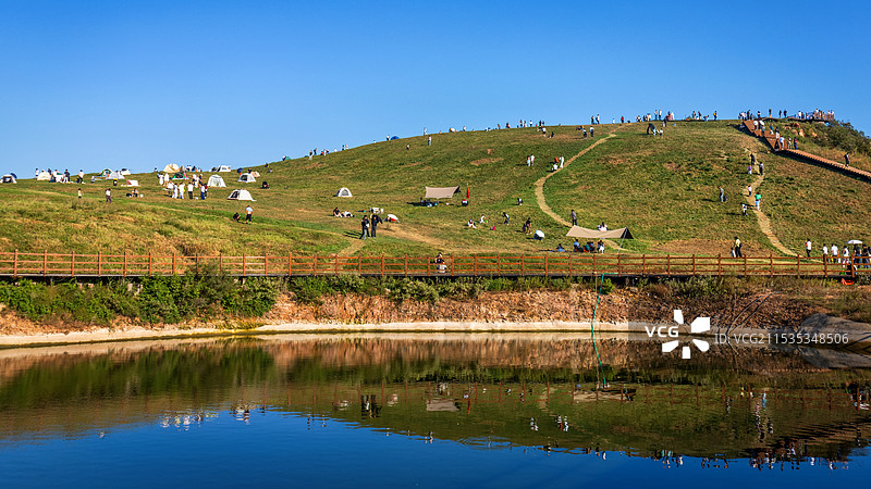 郑州新密市三泉湖景区图片素材
