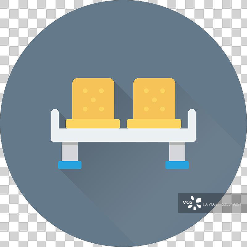 公园长椅图标图片素材