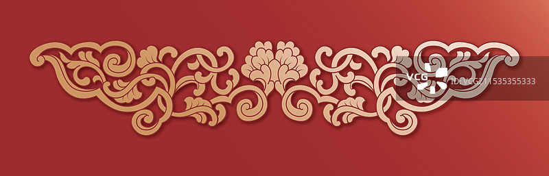 中式花纹纹样图片素材