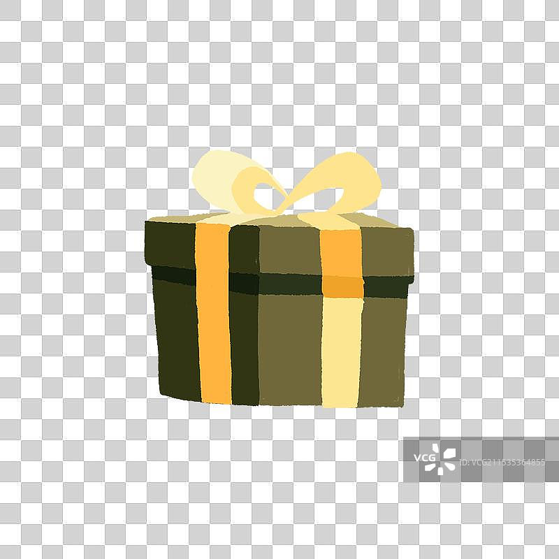 绿色的礼物包装图片素材